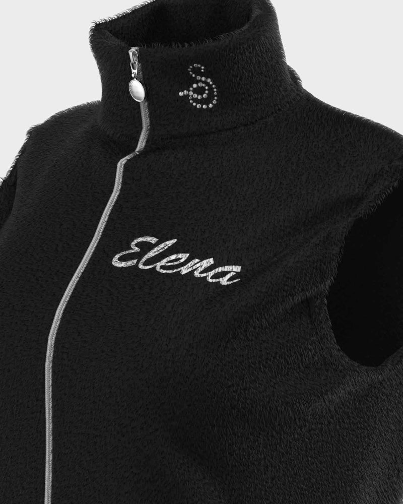 SAGESTER Vest in furry fabric Mod. 709