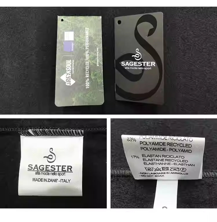 SAGESTER Eco-friendly jacket with crystals Mod. 216