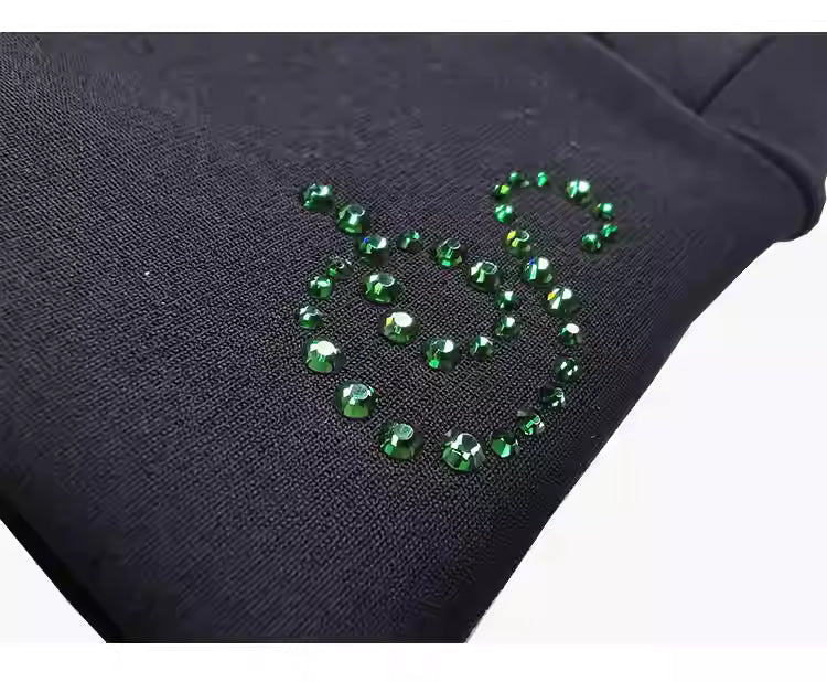 SAGESTER Eco-friendly jacket with crystals Mod. 216