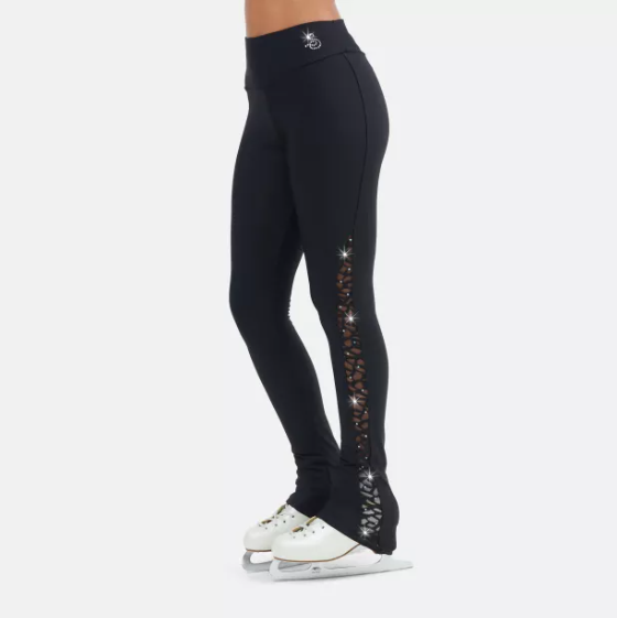 SAGESTER Eco-friendly thermal leggings with transparent insert #484