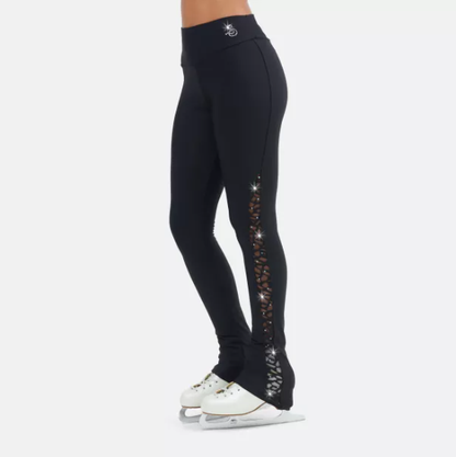 SAGESTER Eco-friendly thermal leggings with transparent insert #484