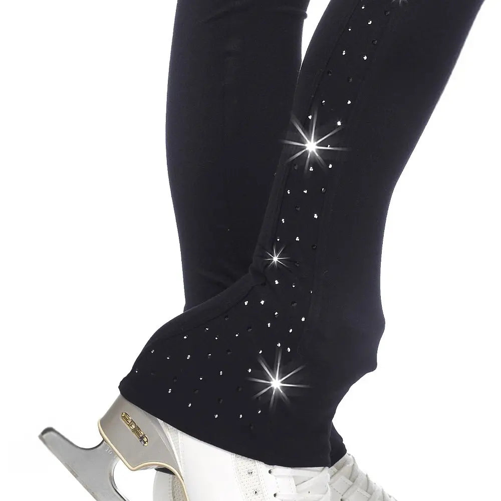 SAGESTER Microfibre skating leggings with crystals Mod. 470