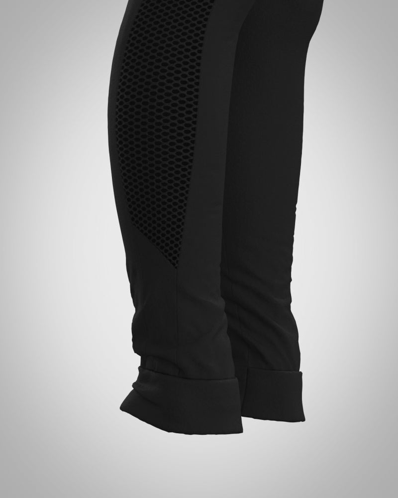 Sagester Leggings with glittered mesh insert #483