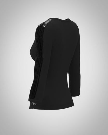 SAGESTER T-shirt with glittered mesh insert Mod.084