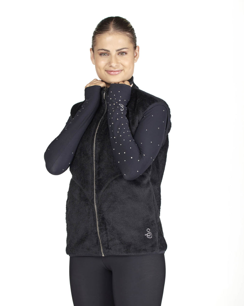 SAGESTER Vest in furry fabric Mod. 709