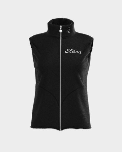 SAGESTER Vest in furry fabric Mod. 709